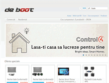 Tablet Screenshot of deboot.ro